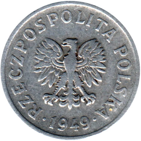 20 groszy, 1949 Obverse