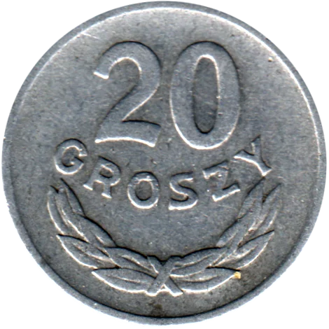 20 groszy, 1949 Reverse
