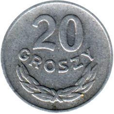Preview 20 groszy, 1949 reverse