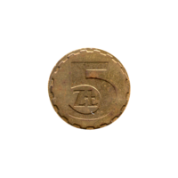Preview 5 Złoty, 1986 reverse