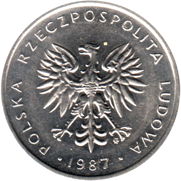 10 Złoty, 1987 Obverse