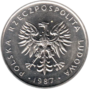 Preview 10 Złoty, 1987 obverse