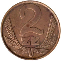 Preview 2 Złoty, 1980 reverse