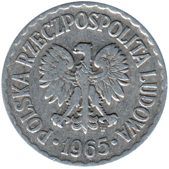 1 Złoty, 1965 Obverse