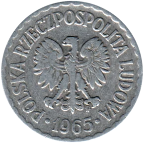 Preview 1 Złoty, 1965 obverse