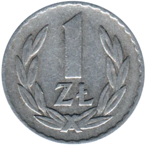 Preview 1 Złoty, 1965 reverse