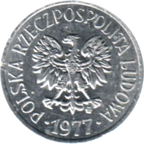 Preview 10 groszy, 1977 obverse