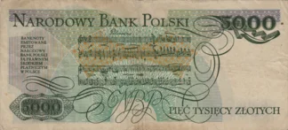Preview 5000 Złoty, 1986 obverse