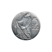 Preview 5 Złoty, 1974 reverse