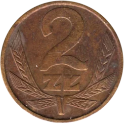 Preview 2 Złoty, 1979 reverse
