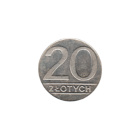 Preview 20 Złoty, 1989 reverse