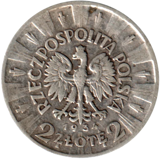 2 Złoty, 1934 Obverse