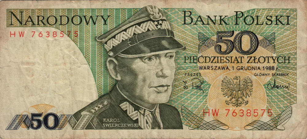 50 Złoty, 1988 Reverse