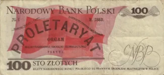Preview 100 Złoty, 1986 obverse