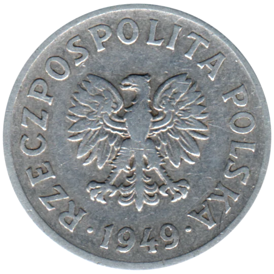 50 groszy, 1949 Obverse