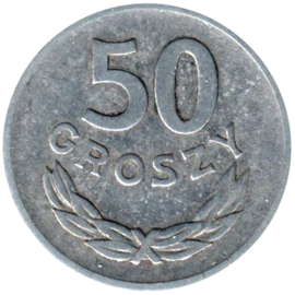 Preview 50 groszy, 1949 reverse
