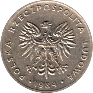 Preview 20 Złoty, 1984 obverse