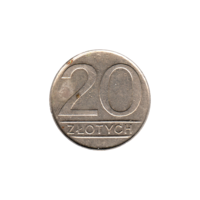 Preview 20 Złoty, 1984 reverse
