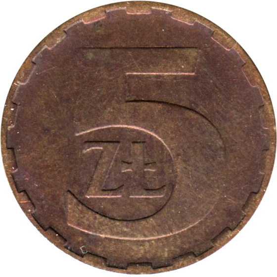 5 Złoty, 1982 Reverse