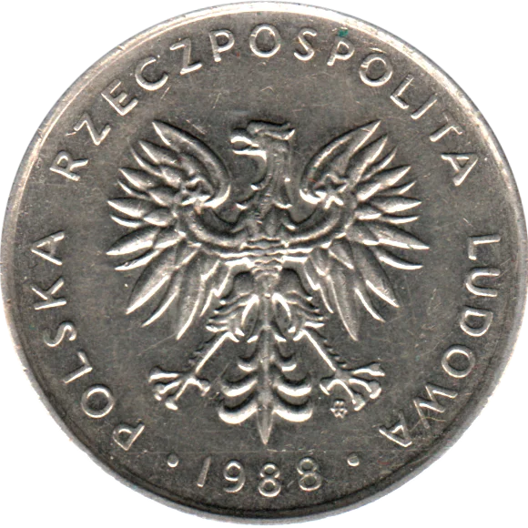 10 Złoty, 1988 Obverse