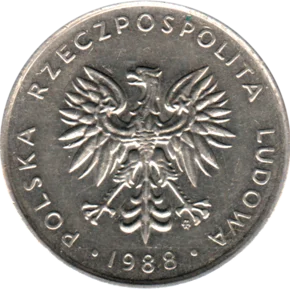 Preview 10 Złoty, 1988 obverse