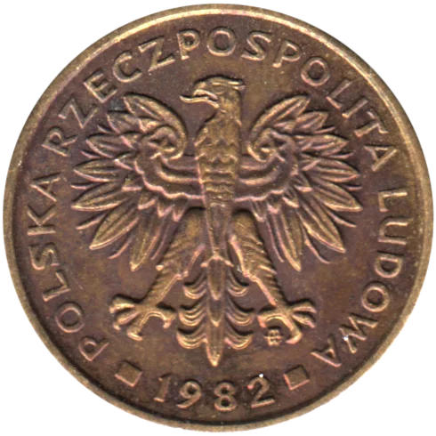 2 Złoty, 1982 Obverse