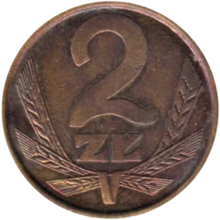 Preview 2 Złoty, 1982 reverse