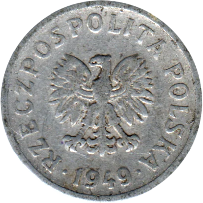 10 groszy, 1949 Obverse
