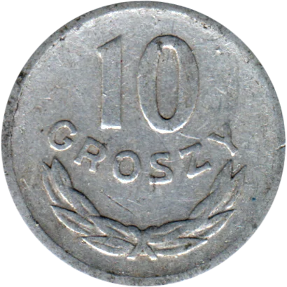 10 groszy, 1949 Reverse