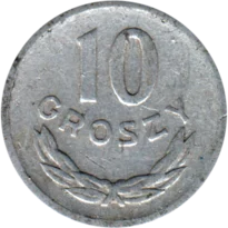 Preview 10 groszy, 1949 reverse