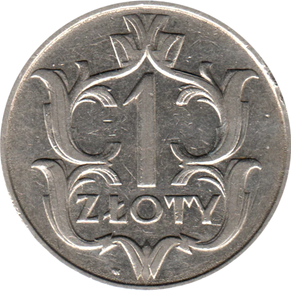 1 Złoty, 1929 Reverse