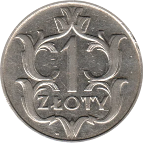 Preview 1 Złoty, 1929 reverse