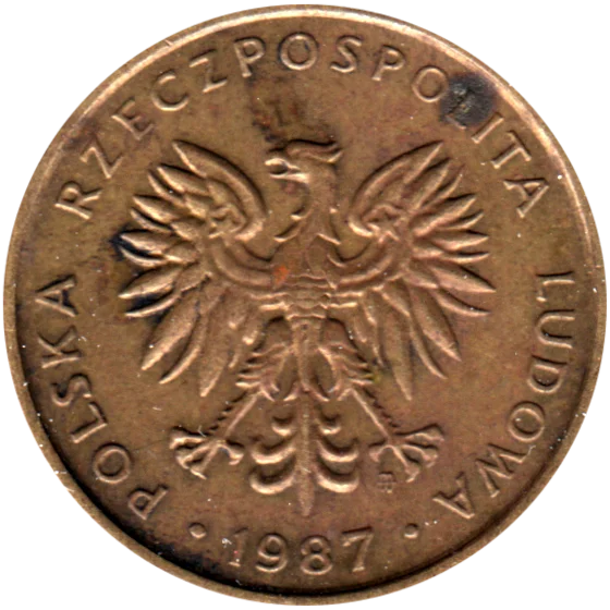 5 Złoty, 1987 Obverse