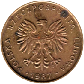 Preview 5 Złoty, 1987 obverse