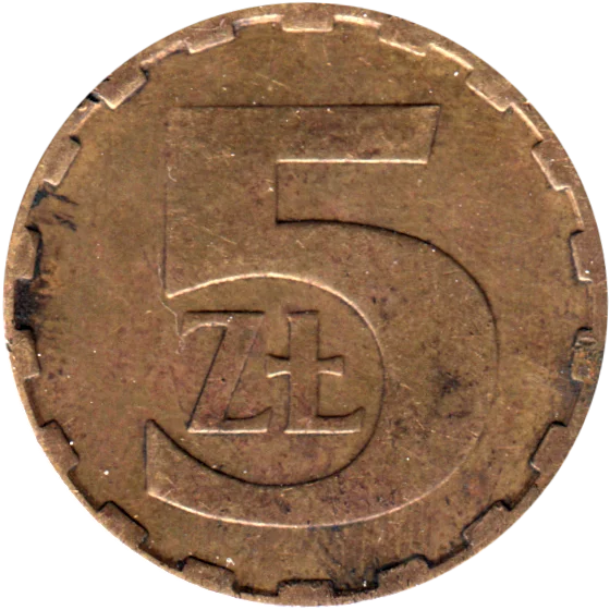 5 Złoty, 1987 Reverse