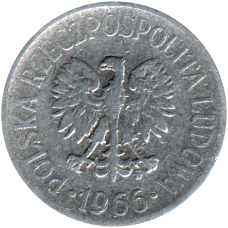 20 groszy, 1966 Obverse