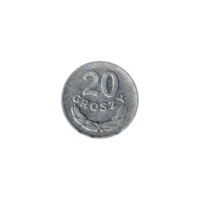Preview 20 groszy, 1966 reverse