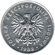 Preview 2 Złoty, 1989 obverse