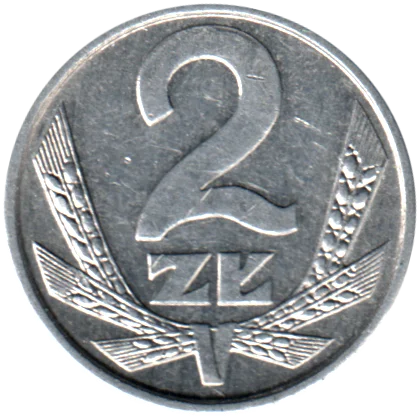 2 Złoty, 1989 Reverse