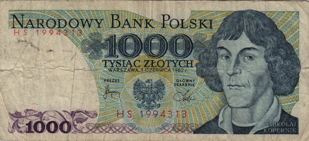 1000 Złoty, 1982 Reverse