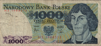 Preview 1000 Złoty, 1982 reverse