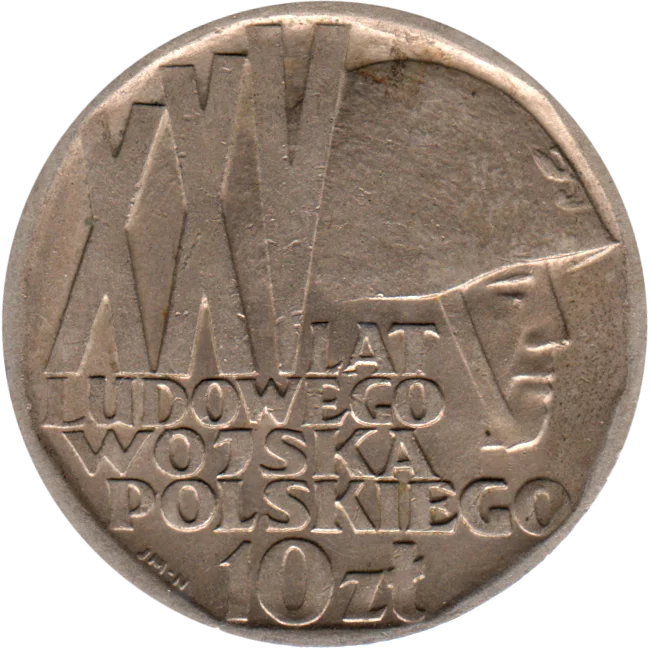 10 Złoty, 1968 Reverse