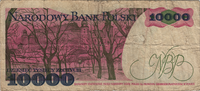 Preview 10000 Złoty, 1988 obverse