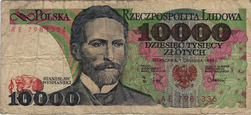 10000 Złoty, 1988 Reverse