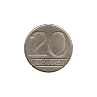 Preview 20 Złoty, 1986 reverse