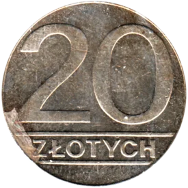 Preview 20 Złoty, 1990 reverse