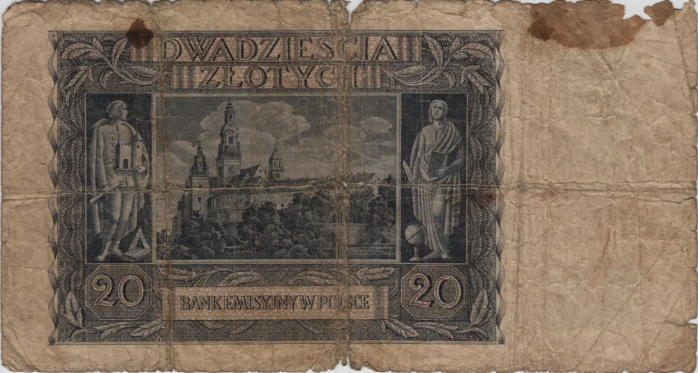 20 Złoty, 1940 Obverse