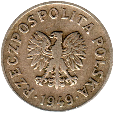20 groszy, 1949 Obverse