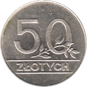 Preview 50 Złoty, 1990 reverse