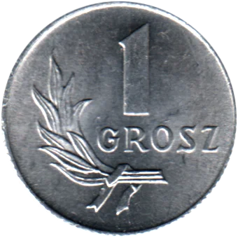 1 grosz, 1949 Reverse